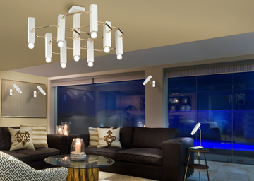 RASTER - Metal ceiling light by Metal Lux - view 3